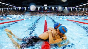 My teammate Teresa Crippen and I competing at the 2012 US Olympic Trials
